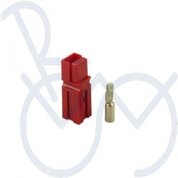 Connector Multicomp groot rood incl. binnenwerk