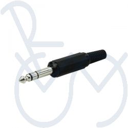 Jackplug 6.3mm. ka. m. stereo