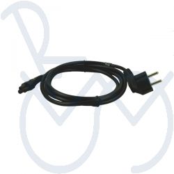 Voedingskabel zwart 2.0m met C5 connector