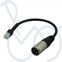 Verloopkabel voor PC programmer P&G  VR2/VSI 3p.XLR