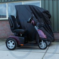 Afdekhoes voor scootmobiel XL zwart