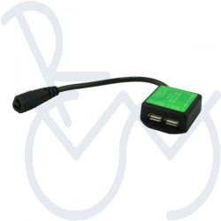 Twee poorts geïsoleerde USB oplader 3Amp